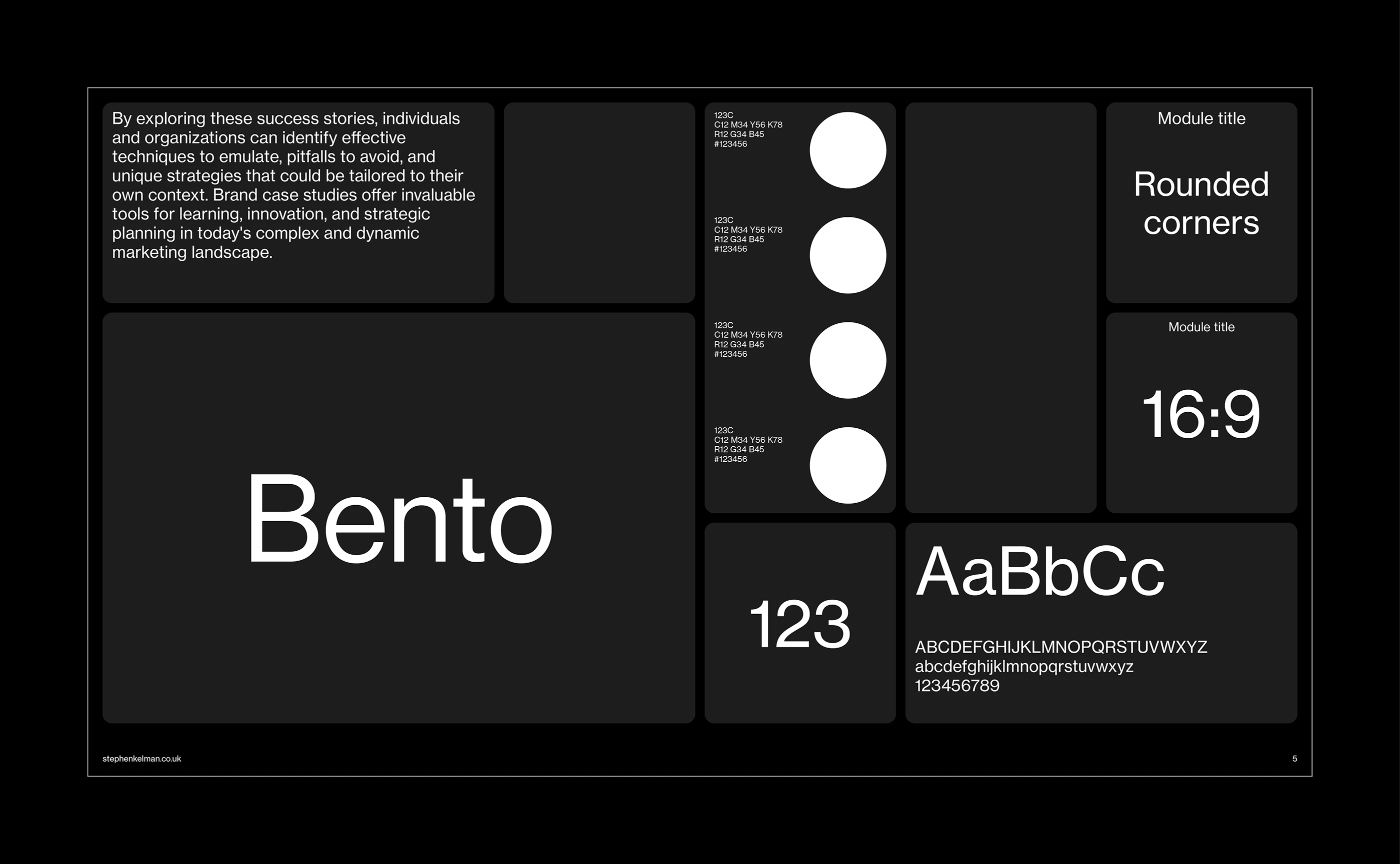 Bento box design example